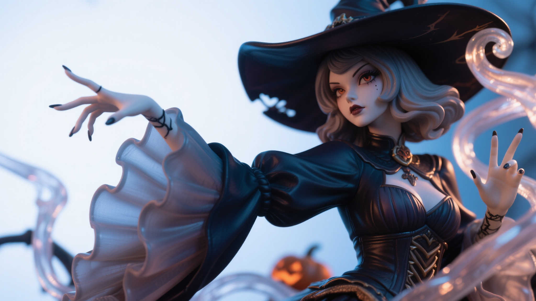 《藤ちょこ原创系列》东方森林：万圣节魔女手办新作