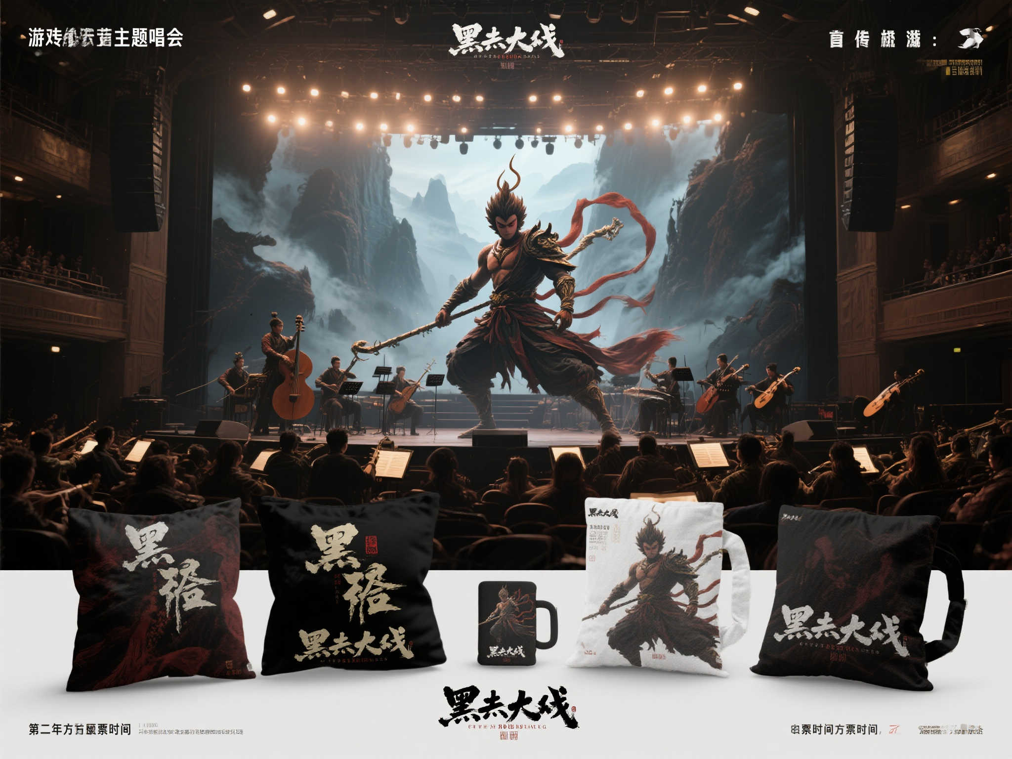 《黑神话：悟空》发布今年音乐会场地，门票今日13：18开售！