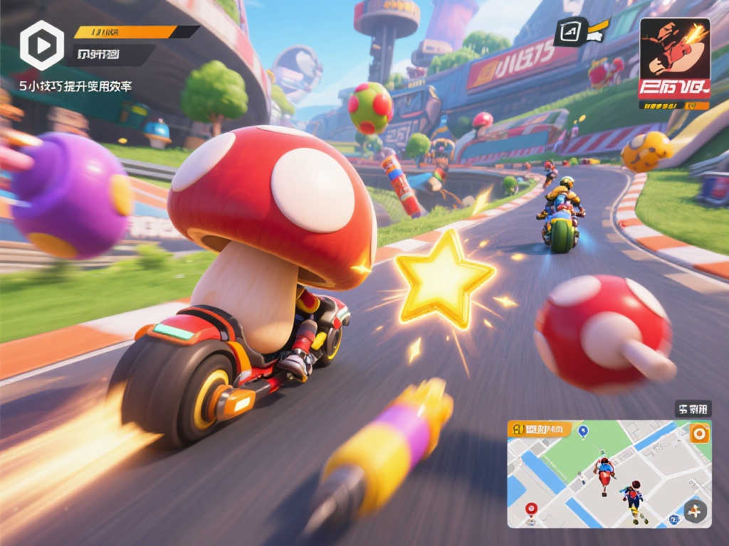 《马里奥赛车世界》道具全览：巨型蘑菇与超级星的魅力解析！