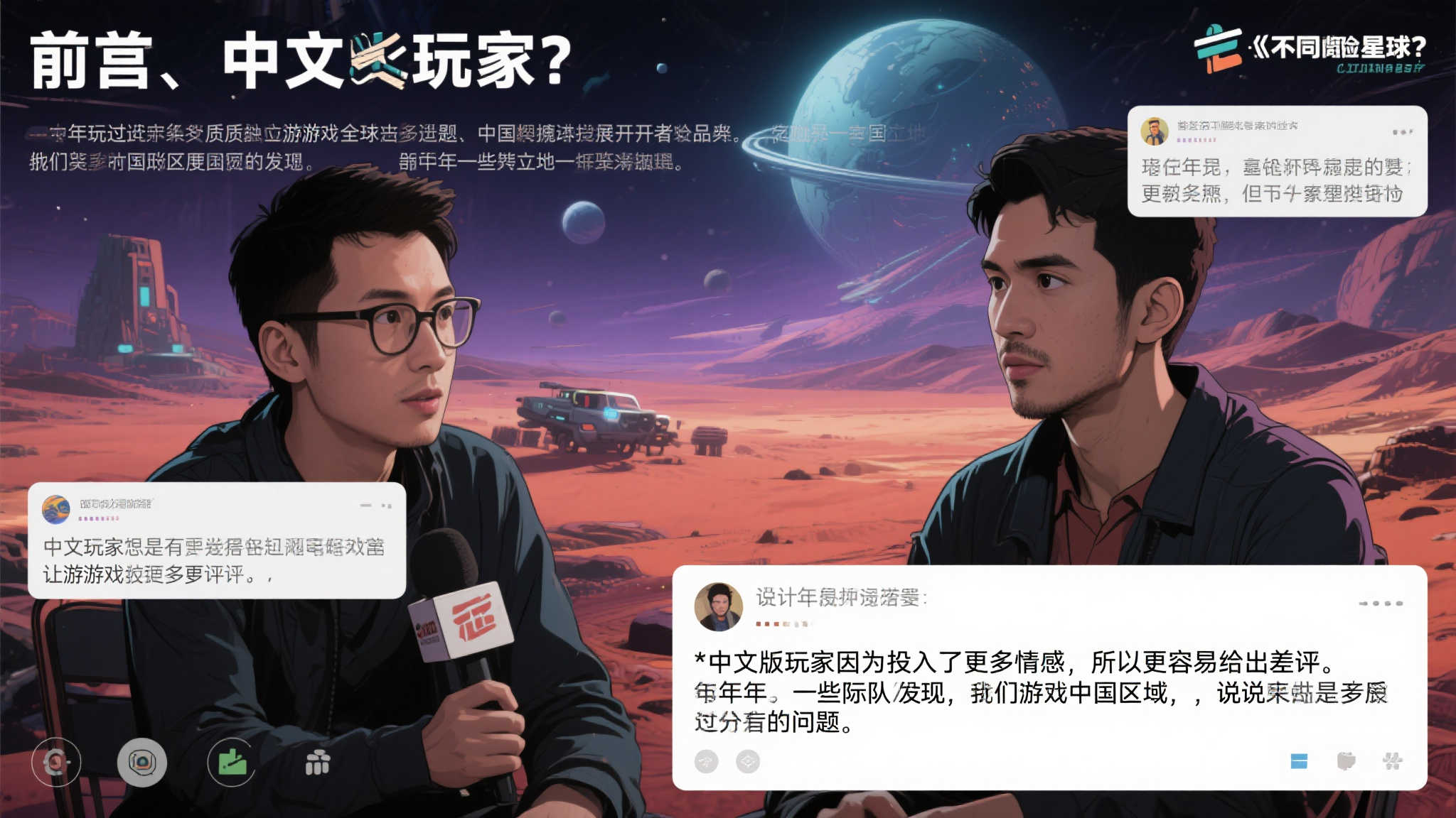 中文玩家因情感共鸣给出差评——探讨〈不同的星球〉背后原因